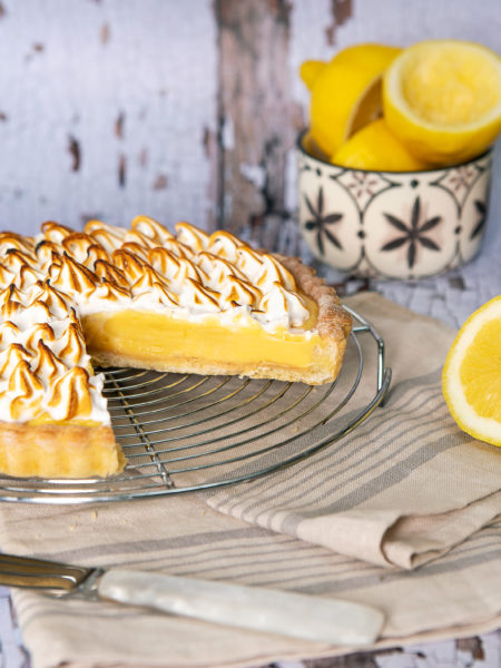 Tarte citron meringuée aux œufs fermiers label rouge